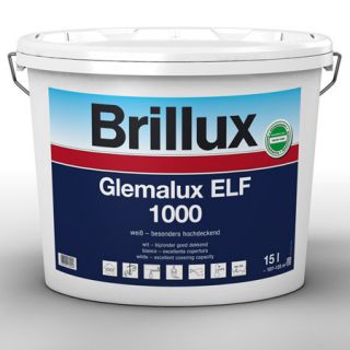 15L Brillux Glemalux 1000 Hochw. Wandfarbe 1 L / 6,67 €