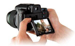 Pentax X 5 All in One Digitalkamera 3 Zoll schwarz Kamera