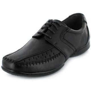 HERREN TREND SNEAKER HALB SCHUH KLASSISCH SCHWARZ