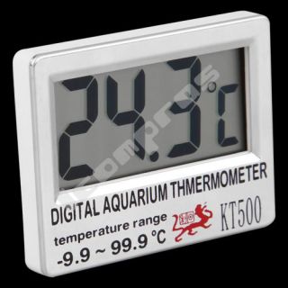 LCD Anzeige Aquarium Thermometer Wassertests bis +99.9°C zum Kleben
