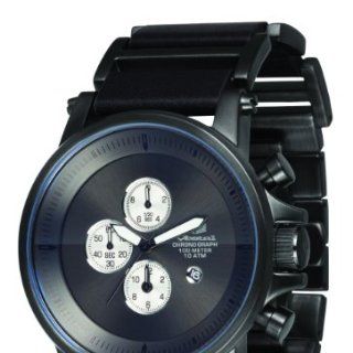 Vestal Unisex Armbanduhr Analog Leder schwarz PLE033