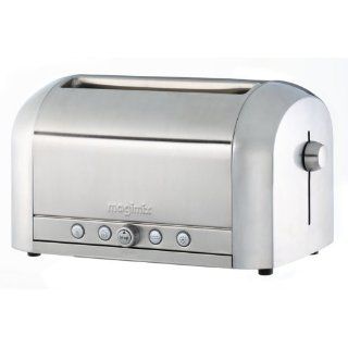Maximix 11535 Toaster 4 Schlitze, polierter Stahl Küche