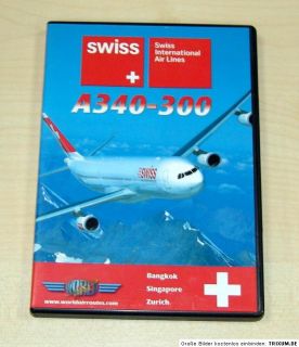340  300 AIRBUS SWISS INTERNATIONAL AIRLINES   DVD WIE NEU