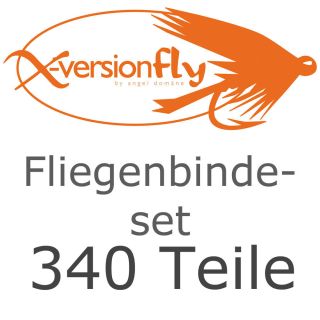 340 Teiliges Fliegenbindeset   über 60% Reduziert   NEU TOP Fliegen