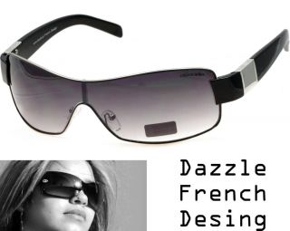 Damen Sonnenbrille Dazzle French Design DZ496 schwarz