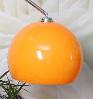 Schirm für Bogenlampe LOUNGE DEAL II, Ø 40cm, Kunststoff ~ orange