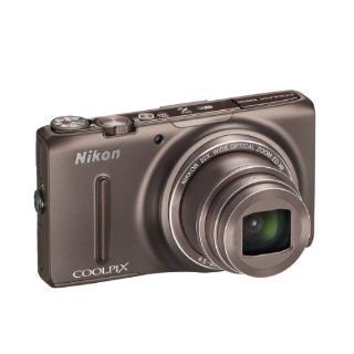 Nikon Coolpix S9500 Digitalkamera 3 Zoll nevada braun 