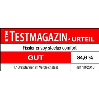 Fissler 12110124100 Crispy Pfannen Neu, steelux Comfort, 24 cm 
