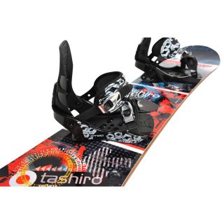 Tashiro Sports Snowboard Set Ground mit F2 Bindung vormontiert 150 cm