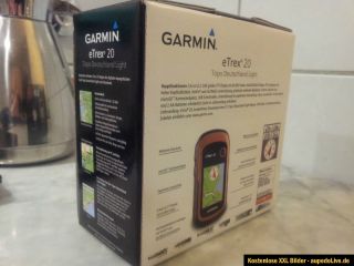 Garmin eTrex 20 GPS Gerät mit Topo Light, Navigationssystem NEU