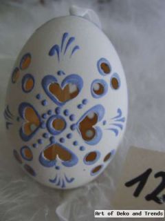 Ostereier Natureier Hühnereier Eier weiß blau #12