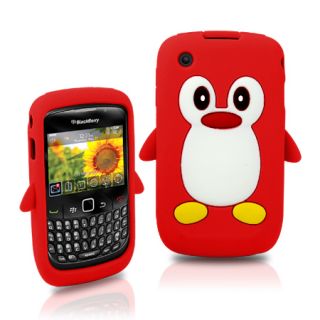 PENGUIN Soft Silicone Case for BlackBerry Curve 8520/9300 + Screen