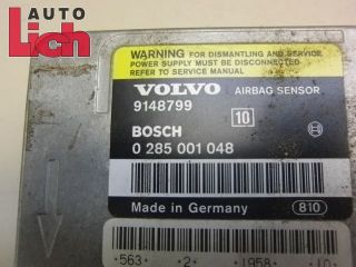 Volvo 850 BJ95 Airbag SG ECU Steuergerät 0285001048