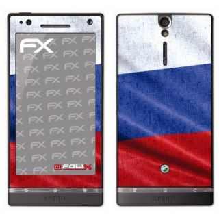 atFoliX Designfolie Russland Flagge für Sony Xperia S