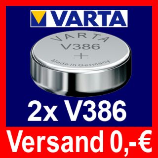 Varta (V386/SR43W), in der bewährten, werkstattgerechten Einzel