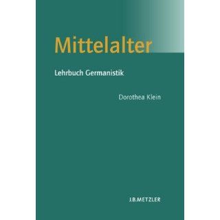 Mittelalter Lehrbuch Germanistik Dorothea Klein Bücher