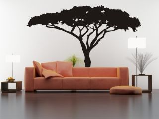 Wandtattoo afrikanischer Baum Nr. L395 Afrika Tiere Wanddeko