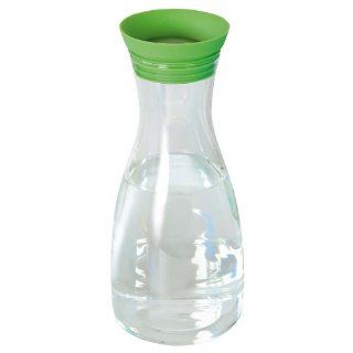 Wasserkanne Karaffe Wasserkaraffe Transparent Deckel grün 