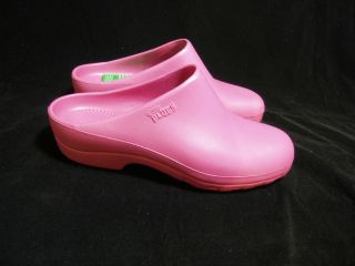 PLOGS OP Schuhe Gartenschuhe Clogs Gr. 46 in rosa pink