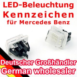 Mercedes Benz LED Kennzeichenbeleuchtung W207 W221 u.a.