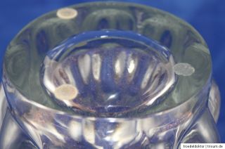 Riesige 50er Art Vannes xxl Kristallglas Vase france art glass