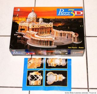 3D Puzzle San Pietro Roma 966 Teile 3DPuzzle Puzz3D von MB