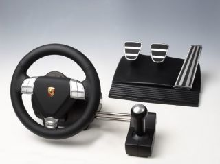 Fanatec Racing Lenkrad Porsche Carrera 911 Wheel + Pedale PC PS2 PS3