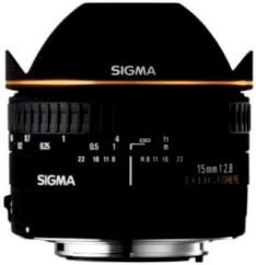 Sigma 15 mm F2,8 EX DG Diagonal Fisheye Objektiv (58 mm Filtergewinde