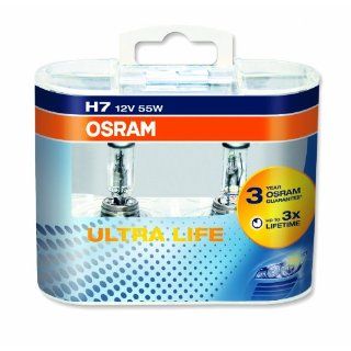 Osram 64210ULTDUO Lampe Ultra Life, H7, 12V/55W, PX26d, 2 Stück im