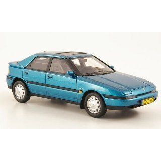 Mazda 323 F, met. blau, 1992, Modellauto, Fertigmodell, Neo 143