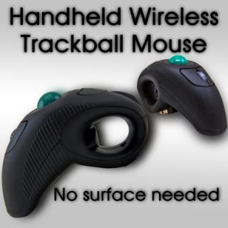Finger Hand Held Wireless Mouse Maus USB Trackball Laser Pointer