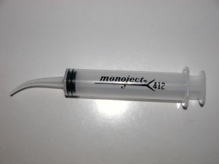 monoject Spritze 412 (Wasserspritze Mandelsteine Mundspülung Basteln