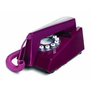 Retro Telefon TRIMPHONE   1970er Design in purple