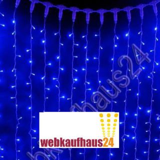 500er LED Lichtervorhang Vorhang EXPERT blau 2 x 1,5m