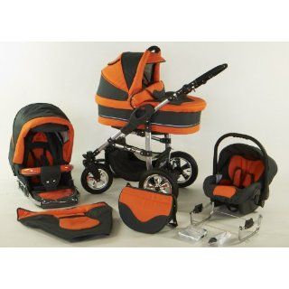 Kombi Kinderwagen X6 Autositz/Babyschale 20 Farben Schwenkräder