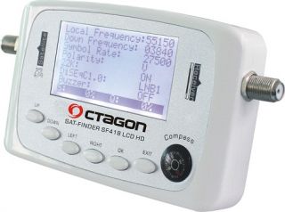Octagon SF 418 LCD HD Sat Finder Messgerät Digital Grafische Anzeige