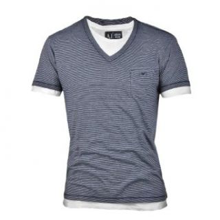 AJ Armani Jeans T Shirt navy/weiß Bekleidung