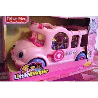 Mattel V0925 Fisher Price Little People Schulbus pink 