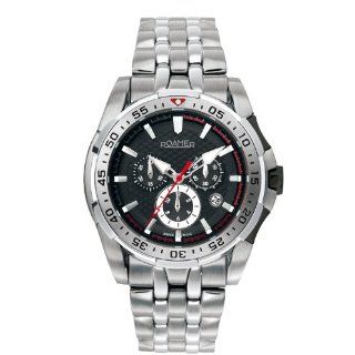 Roamer Herren Armbanduhr XL R Power Chronograph Edelstahl 750837 Sm2