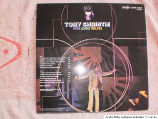 Vinyl LP   Tony Christie   with loving feeling   MAPS 6268   1972