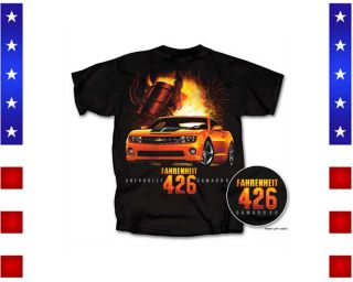 Camaro T Shirt Blac SS 426 Fahrenheit