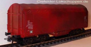 Modelleisenbahn Spur H0; Roco 67725 Schiebeplanwagen 467 5 416 0 DB AG