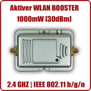 GHz WLAN Verstärker  Repeater  1000mW + 5dBi