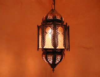 orientalische Deckenlampe hängelaterne Haniya Weiss