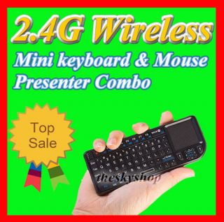 Rii Mini 2.4GHz Wireless Keyboard PC Tastatur Touchpad