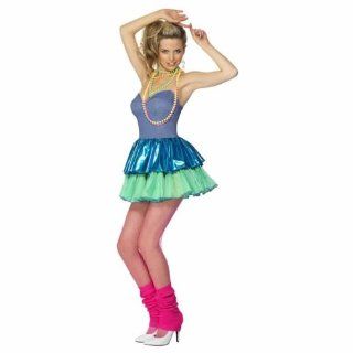 80er Jahre Kostüm Nena Kleid Aerobic Popstar Aerobickkostüm
