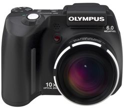 Olympus SP 500UZ Digitalkamera (6 Megapixel, 10fach opt. Zoom) schwarz