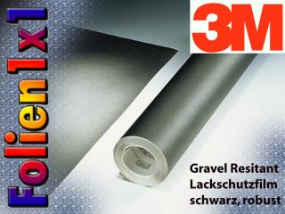 3M Gravel Resistant Lackschutz Folie 440 µm schwarz matt strukturiert