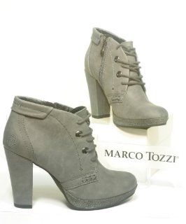 4973 Marco Tozzi TREND Schnür Stiefelette grau Schuhe