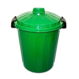 Abfalleimer Mülleimer verschließbar mit Deckel 25Liter grün